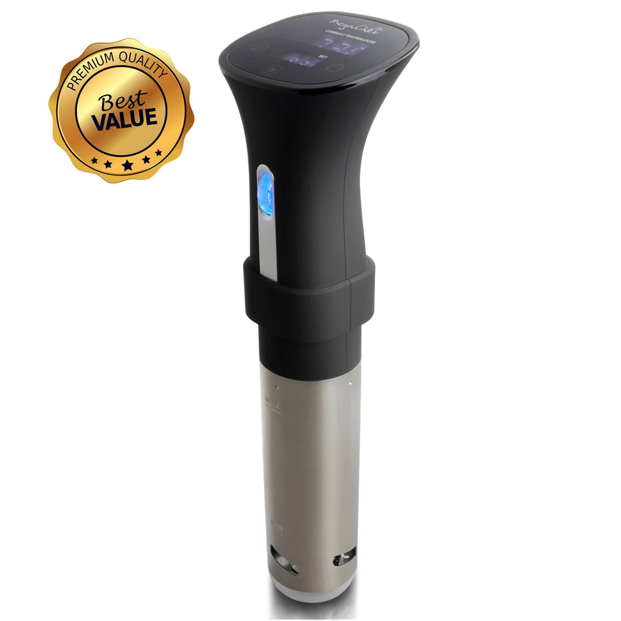 MegaChef Immersion Circulation Precision Sous-Vide Cooker With Digital Touchscreen Display
